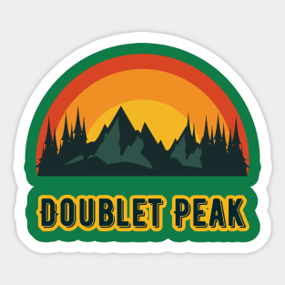 Doublet Peak Sticker